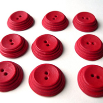 Red Sparkle Buttons by Artful Buttons - click to buy in my Etsy shop