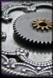 Octavia Unique Ornate Silver Ox Steampunk Pendant Necklace