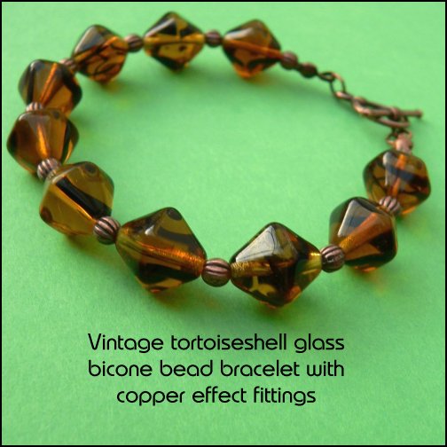 Vintage tortoiseshell glass